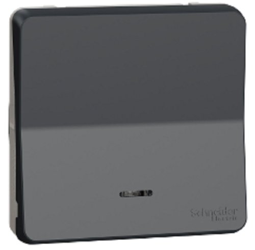 Переключатель с подсветкой без рамки Schneider Electric Mureva Styl 1-кл. проходной IP55 антрацит картинка